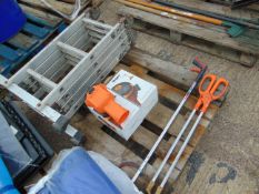 Ladder, Skipper Extendable Barriers, etc