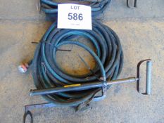 2 x Vintage Brass Stirrup Pumps