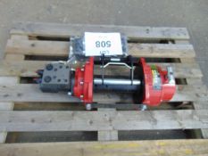 ** BRAND NEW ** Unused Warrior 10,000 lbs Hydraulic Winch c/w Heavy Duty Rollers & Fittings