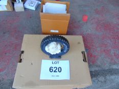 Hand Painted Cast Iron Michelin man Sitting in Tyre 9 inches x 10 inches