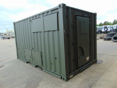 Ex Reserve Demountable Secure Workshop/Office Unit C/W Twist Locks, Forklift Pockets etc