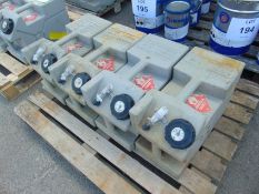 4x Barrus RDG062 5 gal Boat Fuel Tanks with gauges and quick fit couplings