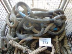 1 x Stillage of Kinetic Tow Ropes as shown