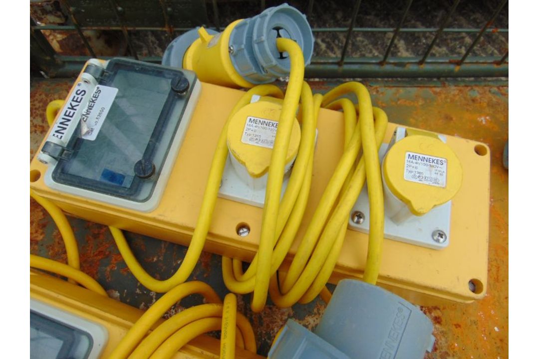2 x Mennekes 110V Distribution Units - Image 2 of 3