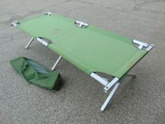 Light Weight British Army Folding Camp Bed C/W Carry Bag