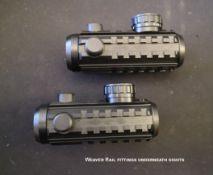Red/Green dot reflex weapon sights x 2 - unissued