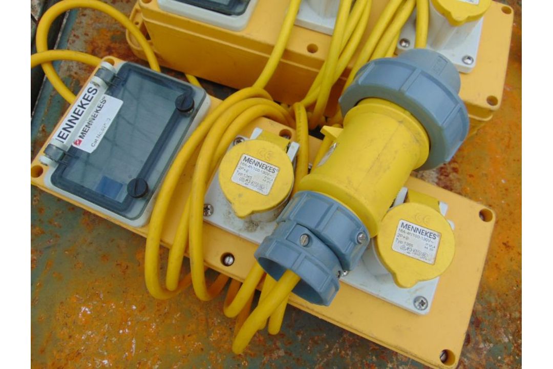 2 x Mennekes 110V Distribution Units - Image 3 of 3