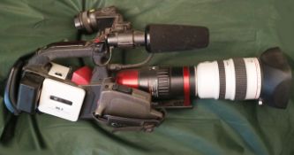 Canon XL1S video camera fitted with OPTEX Night Vision image intensifier – Fully tested and working