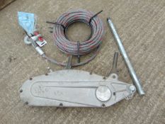 3 Ton Tirfor Winch C/W Wire Rops & Handle