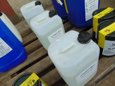 3x Unissued 20L Coolflow Refrigerant Antifreeze