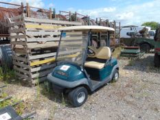 Club Car 2 Seat Gulf Buggy c/w Batteries Charger etc as shown