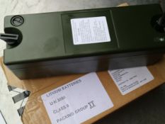 MoD Lithium Battery – No NATO # listed
