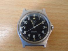 CWC W10 British Army Service Watch Nato Marks Date 1984, FAT BOY CASE.