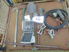 CES Equipment Axes, Jump Lead, Bulb Sets Shackles Etc