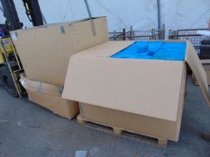 3x Tri Wall Boxes of Foam Cube Packaging Fillers as shown