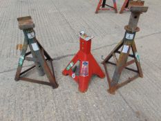 2x 6 Tonne Axle Stands & 1x 8 Tonne Axle Stand