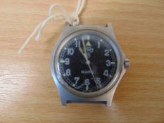 CWC 0552 Royal Marines / Navy issue service watch Nato No's, Date 1990, GULF WAR