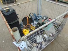 1x Stillage of Electrical Testers, Cable Reels, Jacks, Remote Controls etc