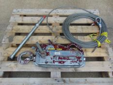 Tractel TU16 Tirfor Winch C/W Wire Rops & Handle