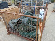 1 x Stillage of Large Tarpaulin Sheets Straps etc
