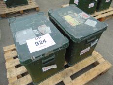 2x Zarges Aluminium Transit Cases 50x60x40cms Excellent Condition