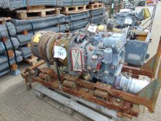 TURMO III C4 Jet Engine Assembly as shown in Transit Frame