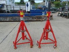 2x Yankee ASC50 5 Tonne Capacity High Level Commercial Vehicle Support Stands