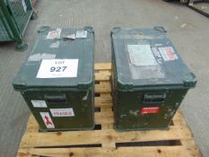 2x Zarges Aluminium Transit Cases 50x60x40cms Excellent Condition