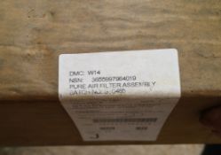 HIPPAG Pure Air filters – Unissued in sealed MoD boxes - NATO # 3655 99 796 4015 x filters