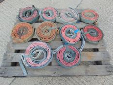 10x Land Rover Wolf Towing/ Recovery Straps