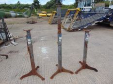 3x Weber 6 Tonne Axle Stands
