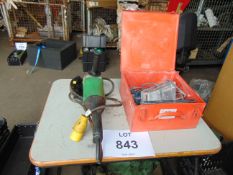 Bosch GS28A Orbital Sander and Hitachi Large Angle Grinders