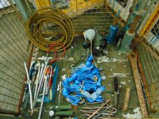 1x Stillage of Tools, Jacks, Straps etc
