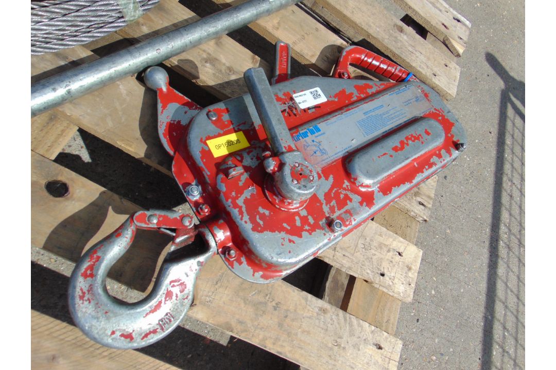 Tractel TU16 Tirfor Winch C/W Wire Rops & Handle - Image 2 of 5