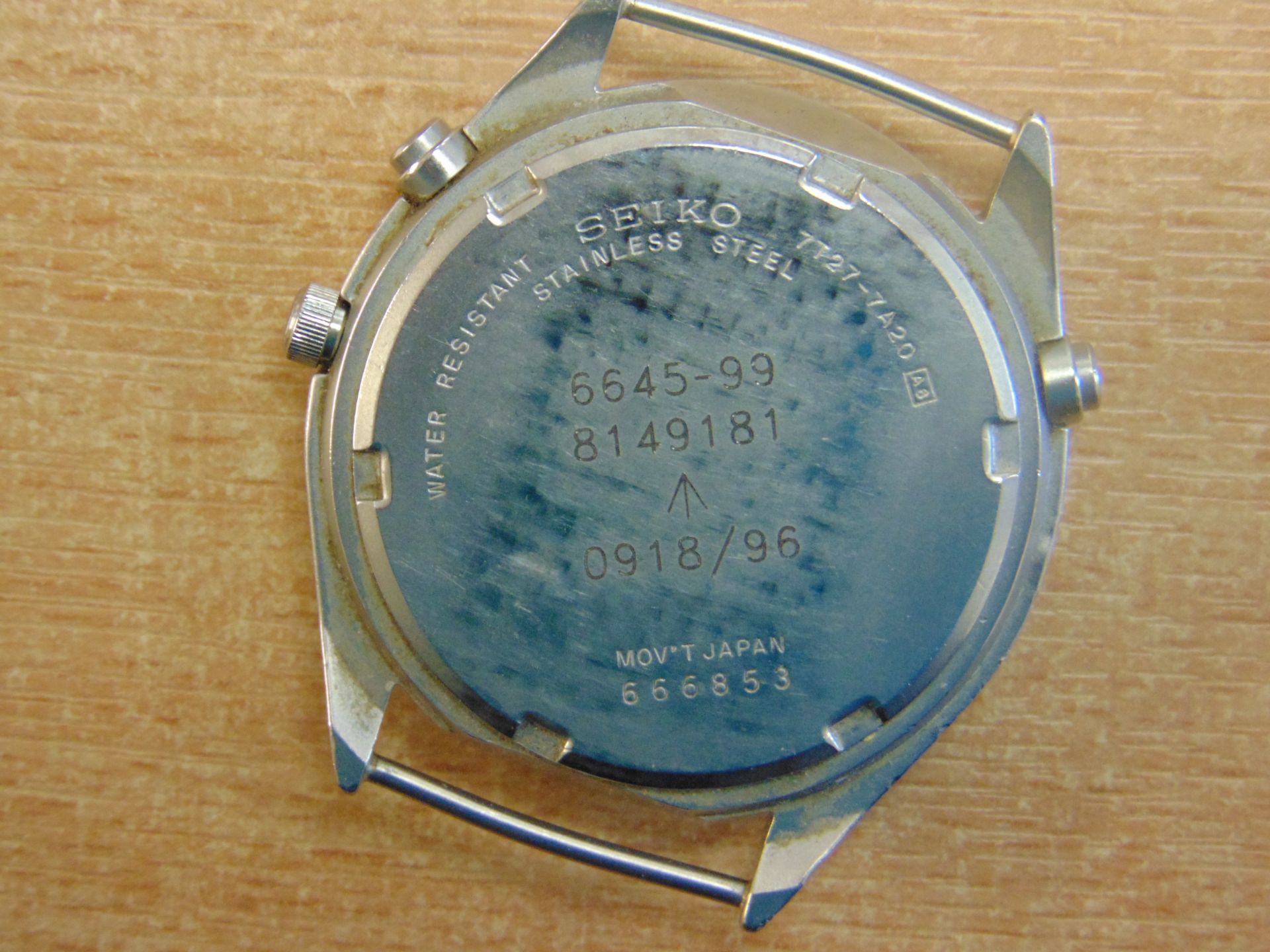 SEIKO GEN 2 PILOTS CHRONO NATO MARKS RAF TORNADO FORCE ISSUE DATE 1996 - Image 5 of 7