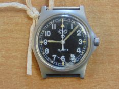 CWC W10 BRITISH ARMY SERVICE WATCH WATER PROOF TO 5 ATM NATO MARKS DATE 2006