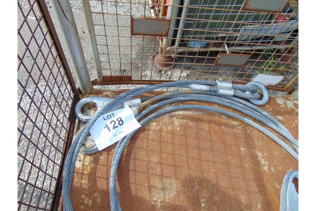 2 x Sets of Steel Recovery 2 leg ropes unissued as shown - Image 5 of 5