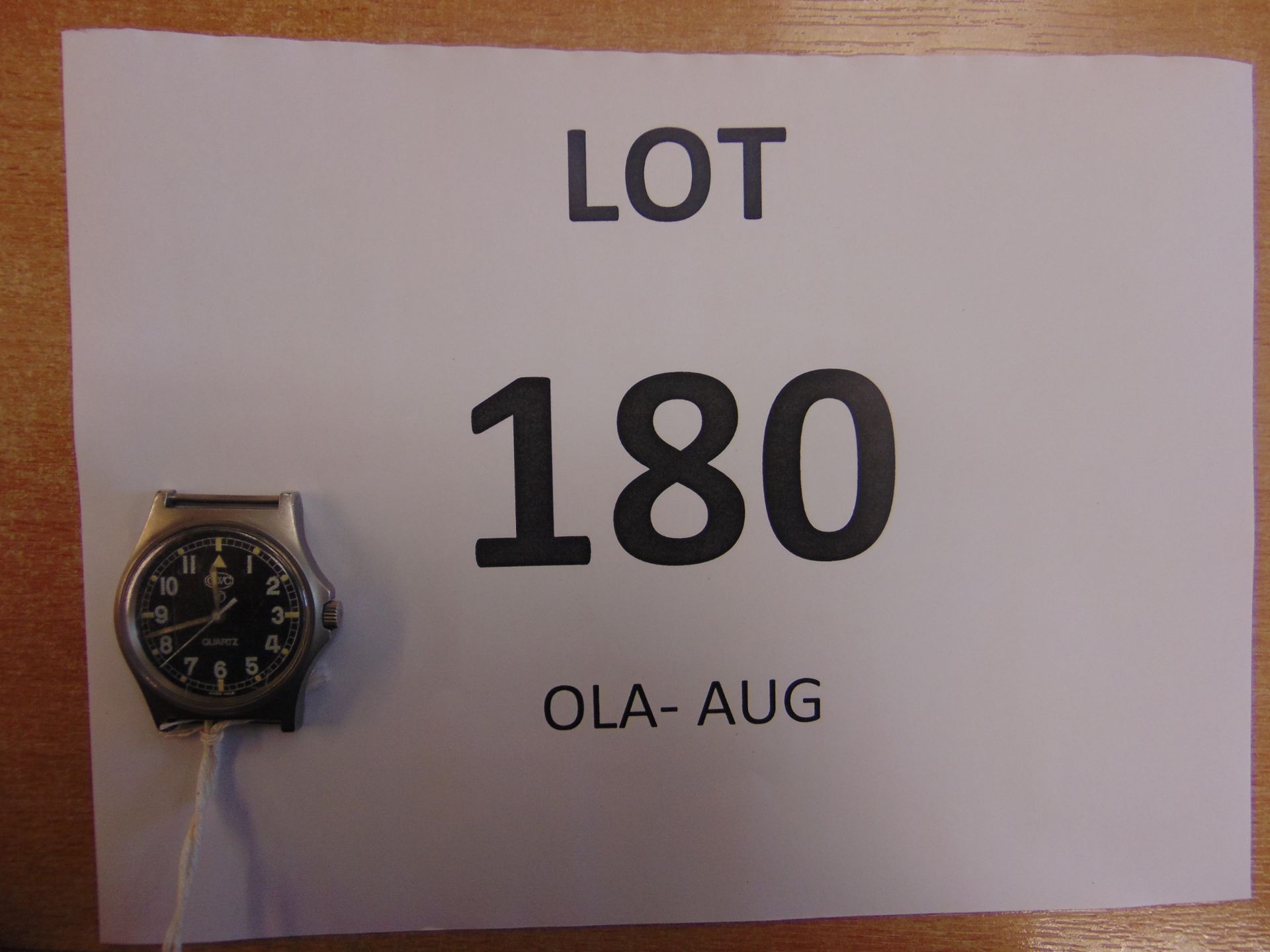 CWC W10 BRITISH ARMY SERVICE WATCH NATO MARKS DATE 1997 - Image 5 of 5