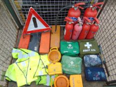 First Aid Kits, Fire Extinguishers, Warning Triangles etc