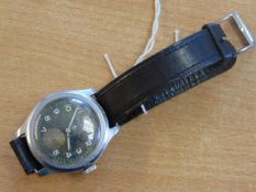 RARE CYMA P26905 WW2 BRITISH MILITARY SERVICE WATCH -ONE OF THE ICONIC DIRTY DOZEN WATCHES
