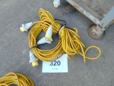 2 x HD Extension Leads as shown