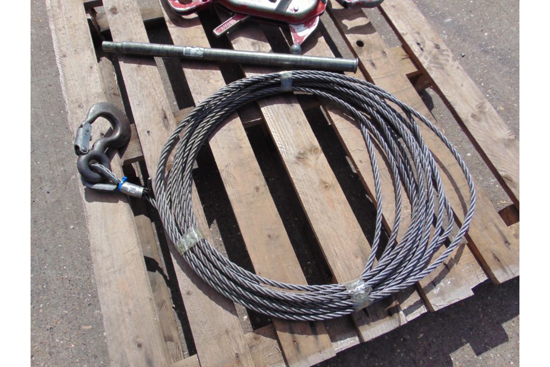 Tractel TU16 Tirfor Winch C/W Wire Rops & Handle - Image 4 of 5