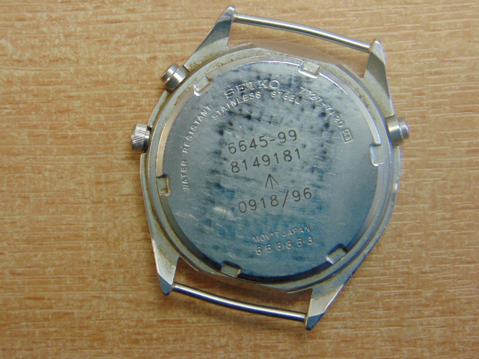 SEIKO GEN 2 PILOTS CHRONO NATO MARKS RAF TORNADO FORCE ISSUE DATE 1996 - Image 6 of 7