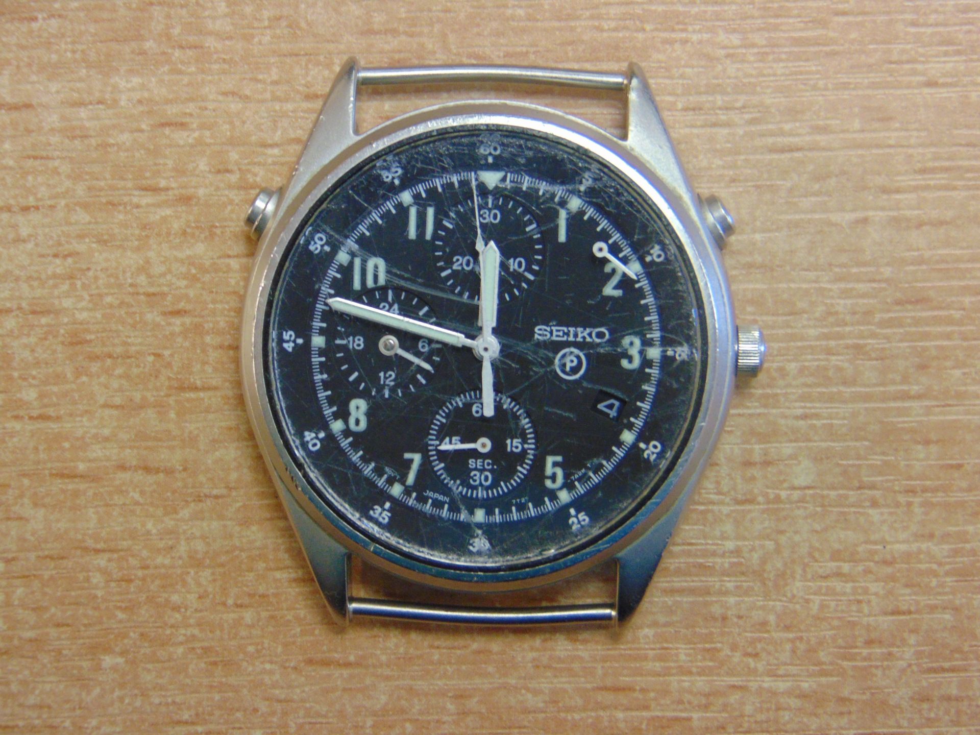 SEIKO GEN 2 PILOTS CHRONO NATO MARKS RAF TORNADO FORCE ISSUE DATE 1996 - Image 2 of 7