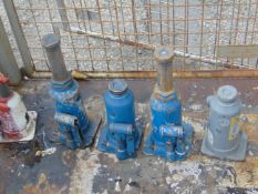 5X 8 TONNE HYDRAULIC JACKS
