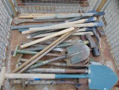 Shovels, Pick Axes Sledge etc