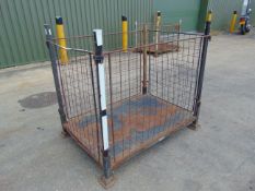 Steel Stacking Stillage with removeable sides and corner posts