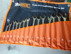 New Unissued 14 PCs Metric Combination Spanner Set