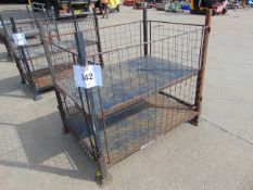 Steel Stacking Stillage with removeable sides and corner posts