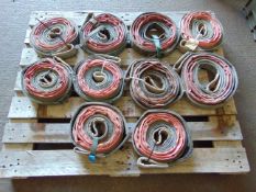 10x Land Rover Wolf Towing/ Recovery Straps.